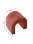 Atelier Del Sofa Puf de Terciopelo Coral